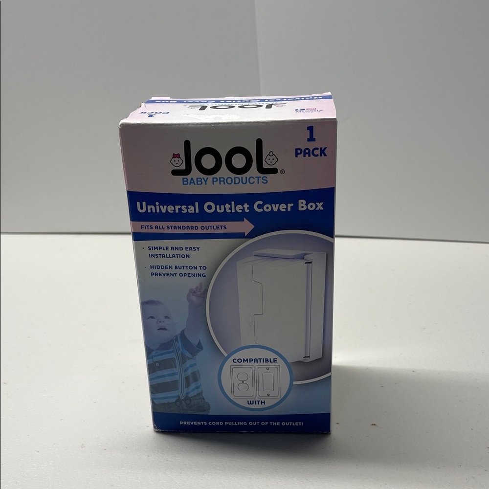 Universal Outlet Cover Box - White